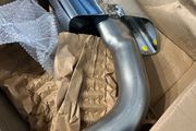 Audi Q7 4M 2016> Rear Left Passenger Near Side Tail Pipe Trim Chrome 4M0253681J