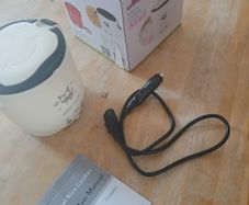 Electric car cooker