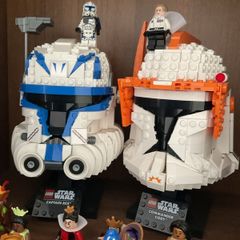 lego Star Wars Cody and Rex helmets.