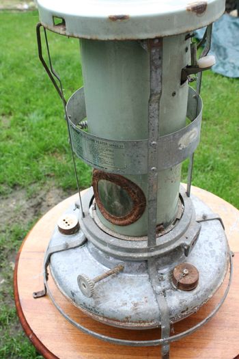 Vintage Original Aladdin Blue Flame Paraffin Heater Series 37