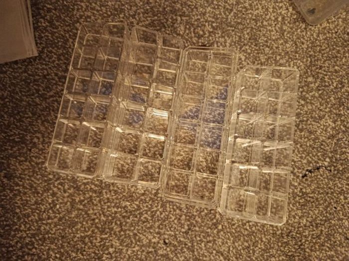Acrylic Make up storage x 4 lipstick holders