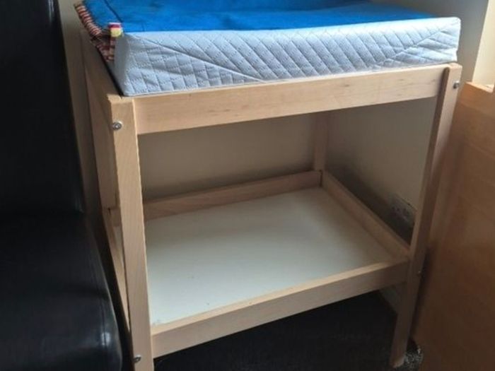 baby changing table