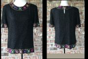Beaded vintage top