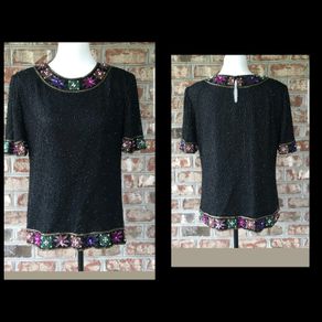 Beaded vintage top