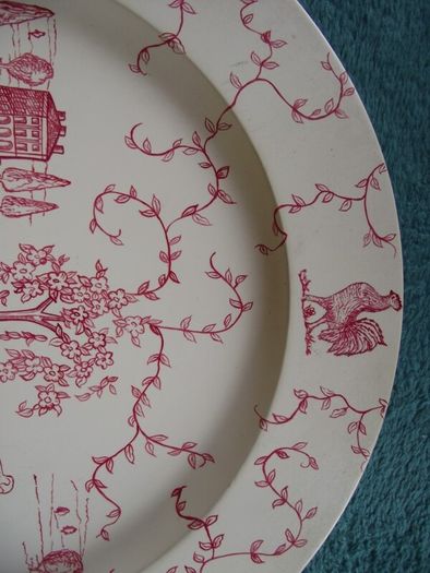 2 X Wedgwood Hand Painted Wooden Chargers - 13" Dia. - Factory Prototypes