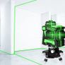 3D 12 Lines Self-leveling Laser Level with 1.2M 3 Heights Adjustable Alloy Extension Bar Tripod Stand and Carrying Bag Image 4