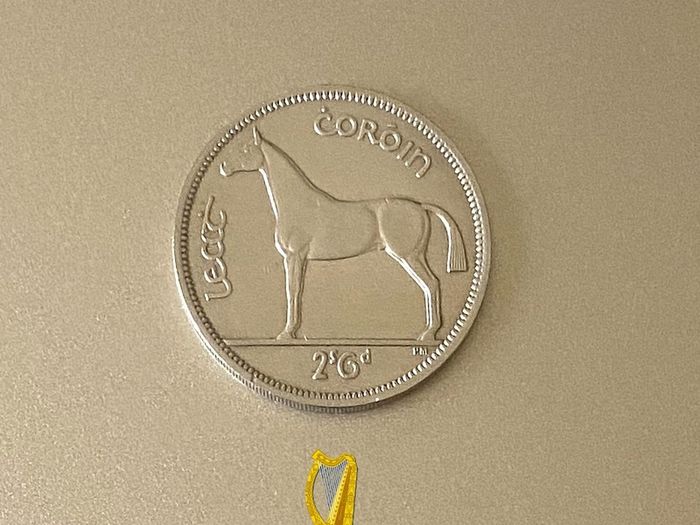 EIRE, 1962 Half Crown. Free Post
