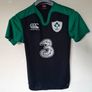 2015-2016 Canterbury ireland rugby shirt Size small Pit to pit 19" 28" long Black In excellent condition Image 5
