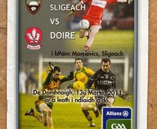 2011 Sligo v Derry - GAA Allianz Football League Programme