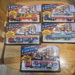 5 Collectable Die Cast Trucks