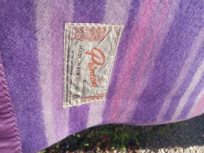 vintage wool blanket