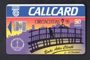1995 Ireland 50 Unit Oireachtas '95 (Schlumberger SC7) Call Card Used. Telecom Eireann card number 1102.