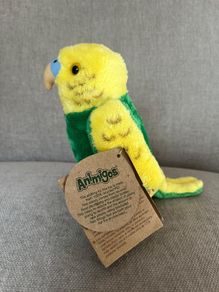 Soft Toy budgie bird new
