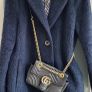 CREENSTONE navy blue virgin and alpaca wool mix Sz 44 (Fit 14-16uk) - Rrp 429 (New) Image 2
