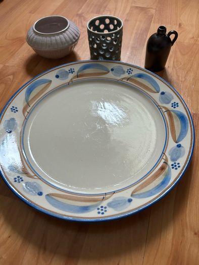 Gorgeous vintage Swedish Ceramics, vase, candleholder