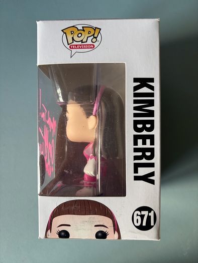 Funko Pop Kimberly 671 Pink Ranger - Signed Autograph Amy Jo Johnson COA Power Rangers