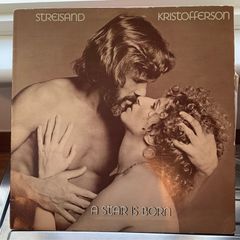 1975 Streisand and Kristofferson A Star Is Born soundtrack near mint