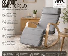Rocking chair Wooden