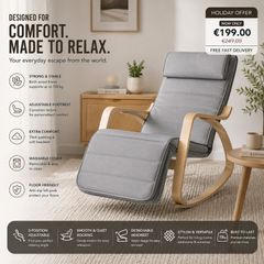 Rocking chair Wooden