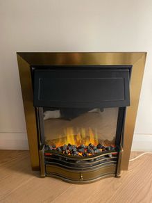 Inset 2kW Fireplace for 16" or 18" wide grate