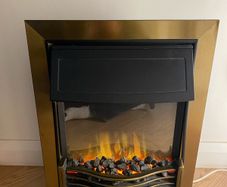 Inset 2kW Fireplace for 16" or 18" wide grate