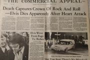 Elvis  Presley Death Original  Newspaper