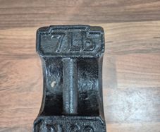 Solid metal weight
