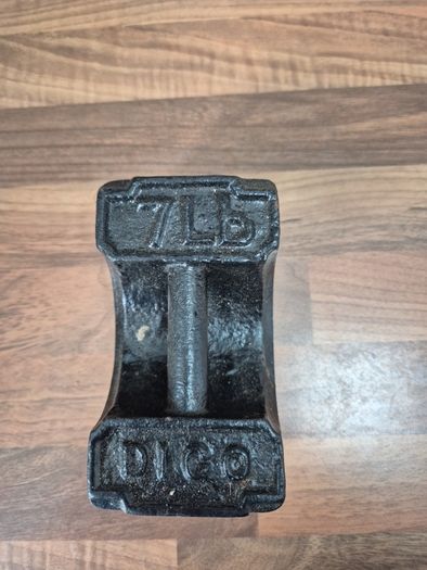 Solid metal weight