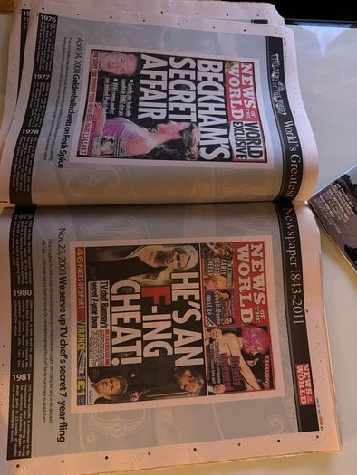 Final copy of The news of the world July 10th 2011