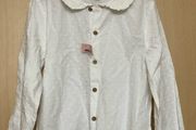 white long sleeve shirt girl 6/7 years 122cm