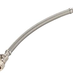 Flexible Tap Connector with Isolating Valve 15mm x 1/2" x 30cm