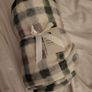 Blanket 120 x 150cm NEW pink, green and cream Image 3