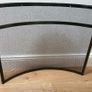 De Ville Bow pewter finish fireguard for sale Image 2