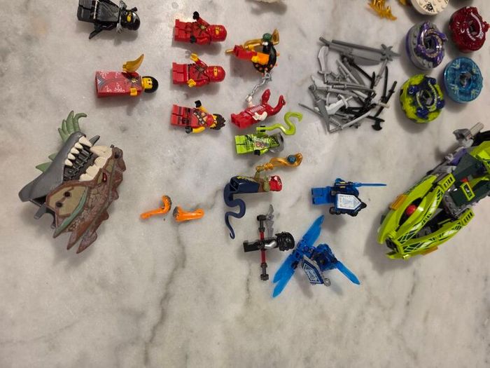 Lego Ninjago Fire Temple and  Mini Fig Collection