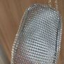 silver bag clutch new with rhinestone Image 6