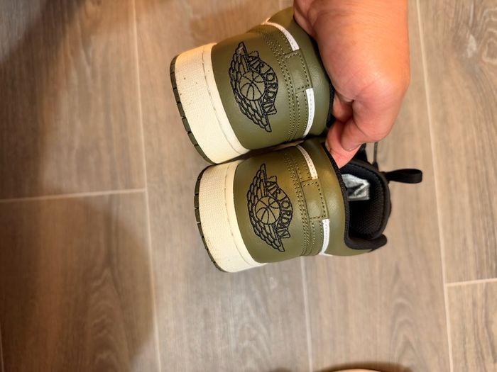 Jordan 1 lowCut khaki x black