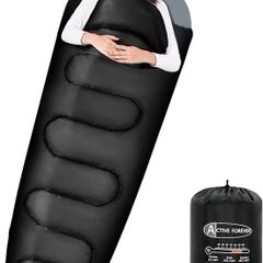 NEW SALE | Sleeping Bags - 3 Seasons Mummy Sleeping Bag for Adults & Kids, Lightweight with Compact Bag for Camping, Hiking, Backpacking, Travel, Outdoor