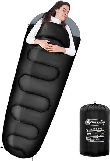 NEW SALE | Sleeping Bags - 3 Seasons Mummy Sleeping Bag for Adults & Kids, Lightweight with Compact Bag for Camping, Hiking, Backpacking, Travel, Outdoor