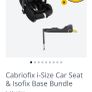 Maxi-Cosi CabrioFix and isofix base Image 2