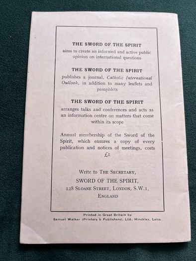 Vintage The Church in Scandinavia booklet