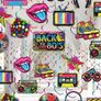 NEW SALE | 53 Pieces 80s Party Decorations, Retro 1980s Hip Hop Party Hanging Swirls Image 2