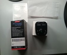 Bluetooth Car FM Transmitter for Hands Free calls + Charger