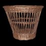 Vintage Harrods Wicker Waste Basket Pristine Image 2