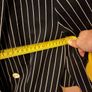 Vintage Navy Pinstripe Half Sleeve Double Breasted Blazer Image 3