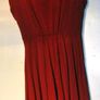 Red Dress, Max Studio, Sz L, Viscose, Knee-length Image 7