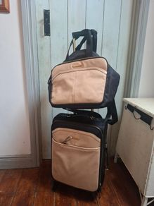suitcase and travel bag