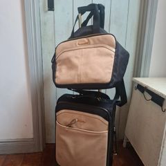 suitcase and travel bag