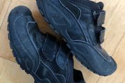GEOX leather school shoes black size 31 or UK 12.5