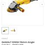 DEWALT DWE4206-GB 1010W 4 1/2" Electric Angle Grinder 240V Image 4