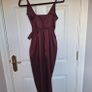 New Look Burgundy midi dress Image 3